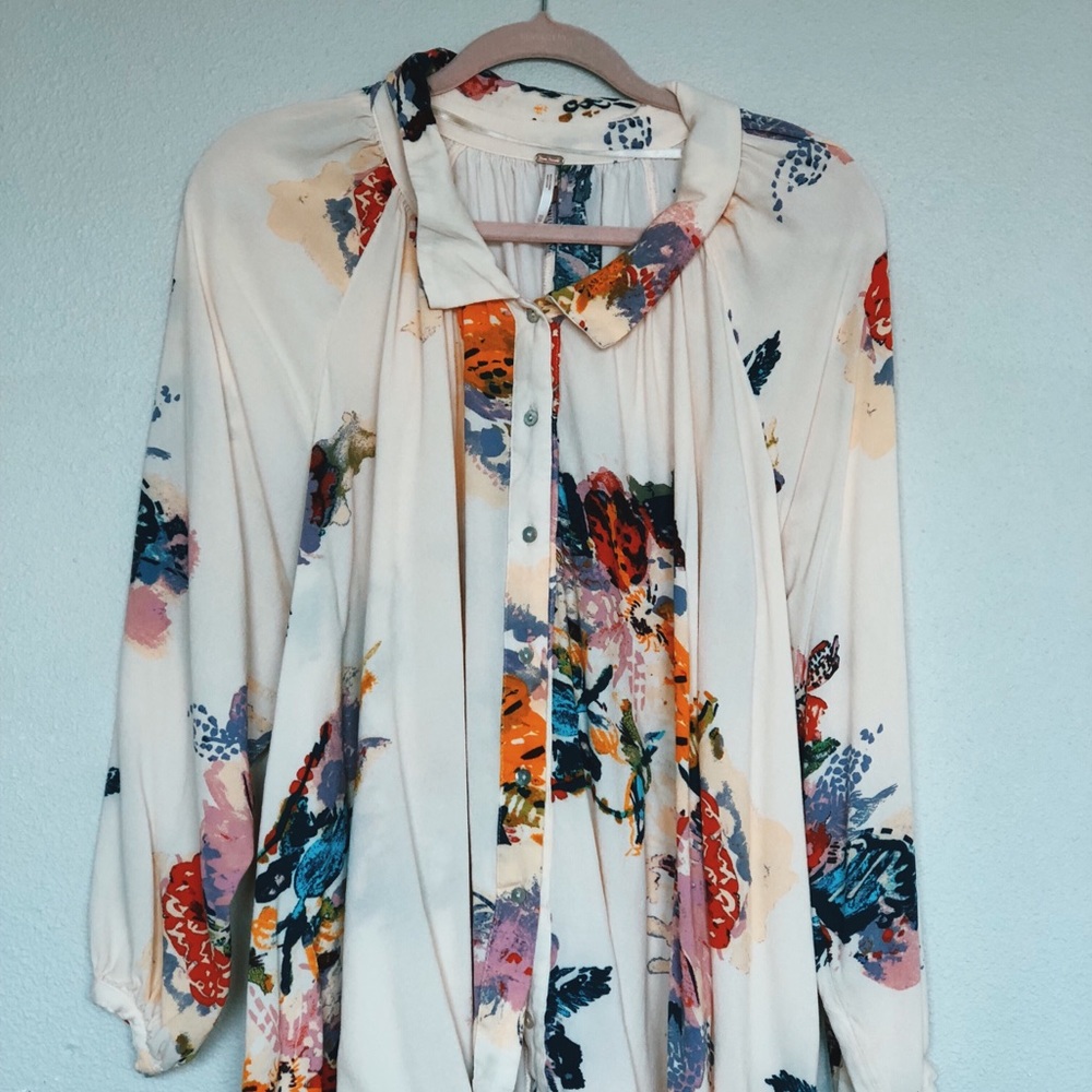 FREE PEOPLE floral blouse | Meadow Lark Buttondown